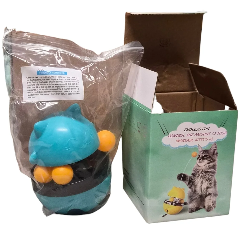 Blue and Yellow Cat Toy